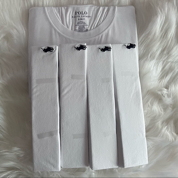 POLO RALPH LAUREN  5 pack slim fit Crewneck T-Shirts - Picture 4 of 14